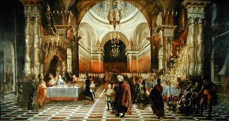 Miranda, Juan Carreno de Belshazzar's Feast France oil painting art